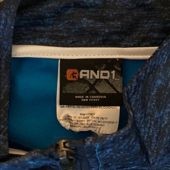 And1 Zip Up - Picture 3 of 3
